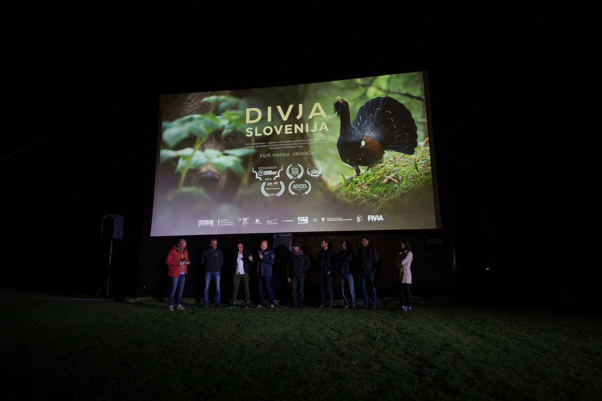 Premiera filma Divja Slovenija. (Foto: Nik Jarh)