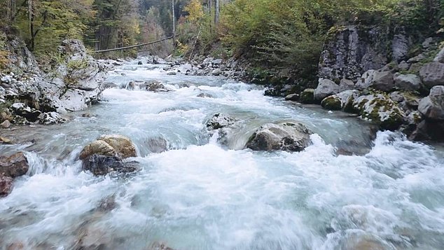 fotografija slovenske reke - Kokra